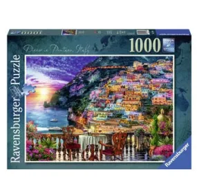 1000 pc Puzzle - Dinner in Positano, Italy