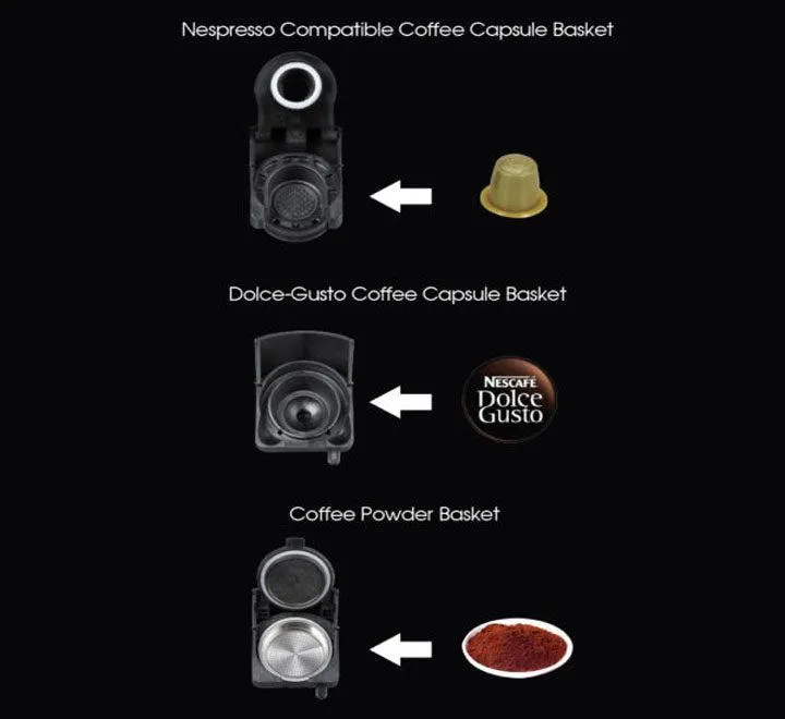 19 Bar Multi-Capsule Coffee Machine