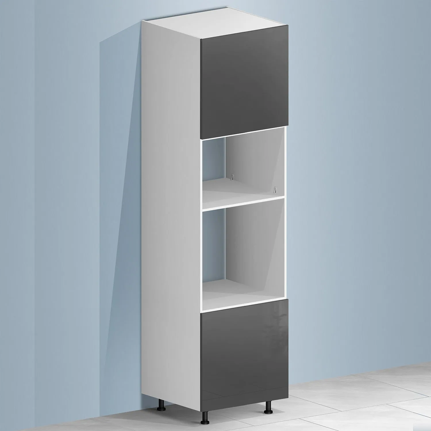 2-Door For Tall Cabinet (PET Gloss)