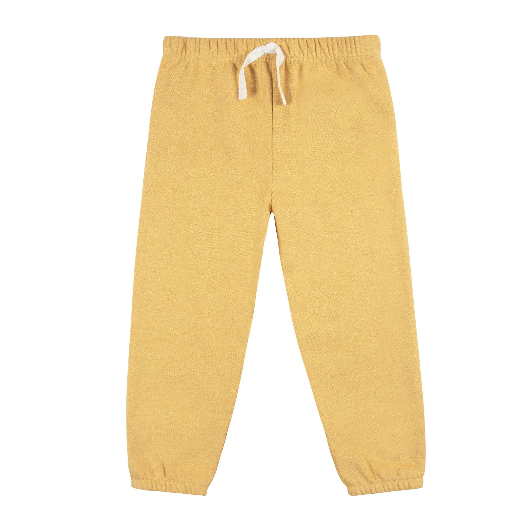 2-Piece Infant & Toddler Neutral Yellow Sweatshirt & Pant Set