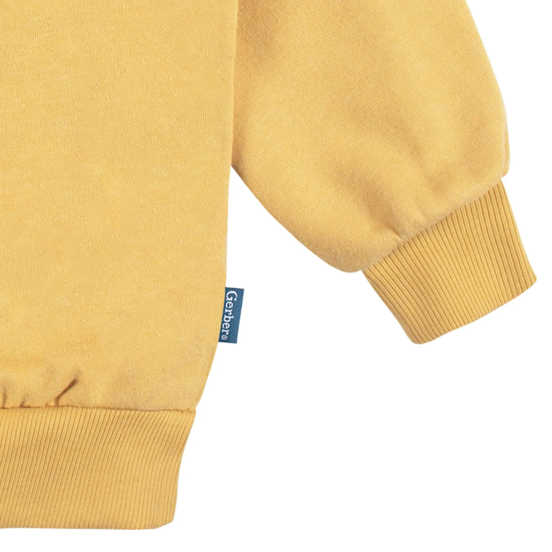 2-Piece Infant & Toddler Neutral Yellow Sweatshirt & Pant Set