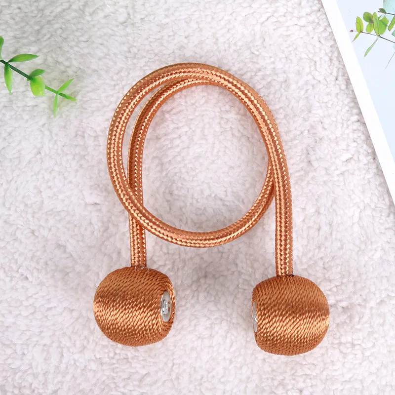 20 Colors Creative Punch-Free Curtain Magnetic Button Earphone Magnetic Buckle Rope