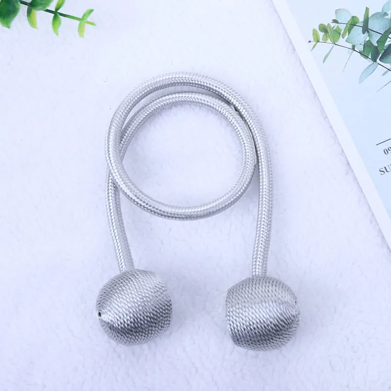 20 Colors Creative Punch-Free Curtain Magnetic Button Earphone Magnetic Buckle Rope