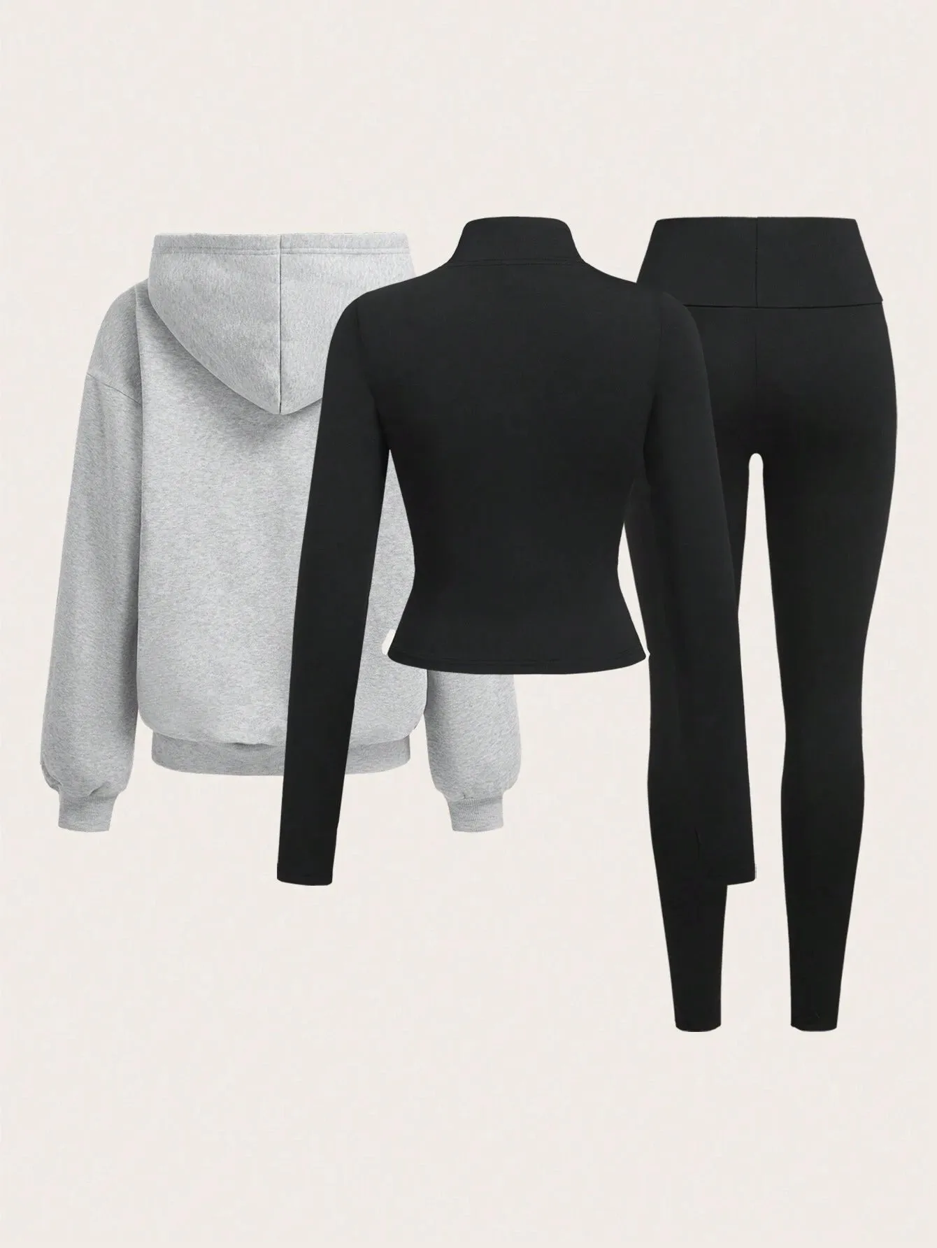 2pcs Autumn New Casual Sport Long Sleeve Pants Set