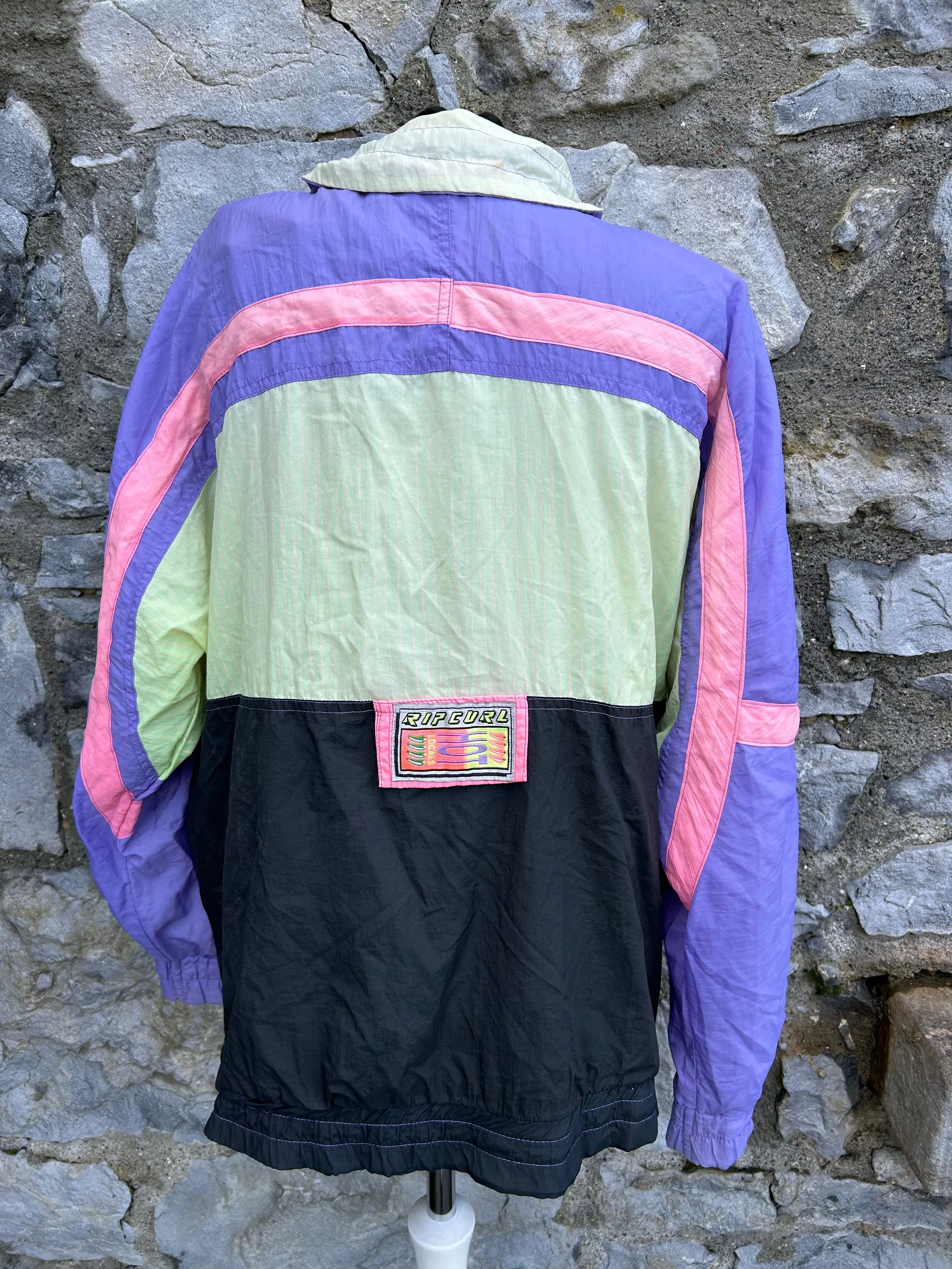 80s purple&lime jacket  uk 10-12