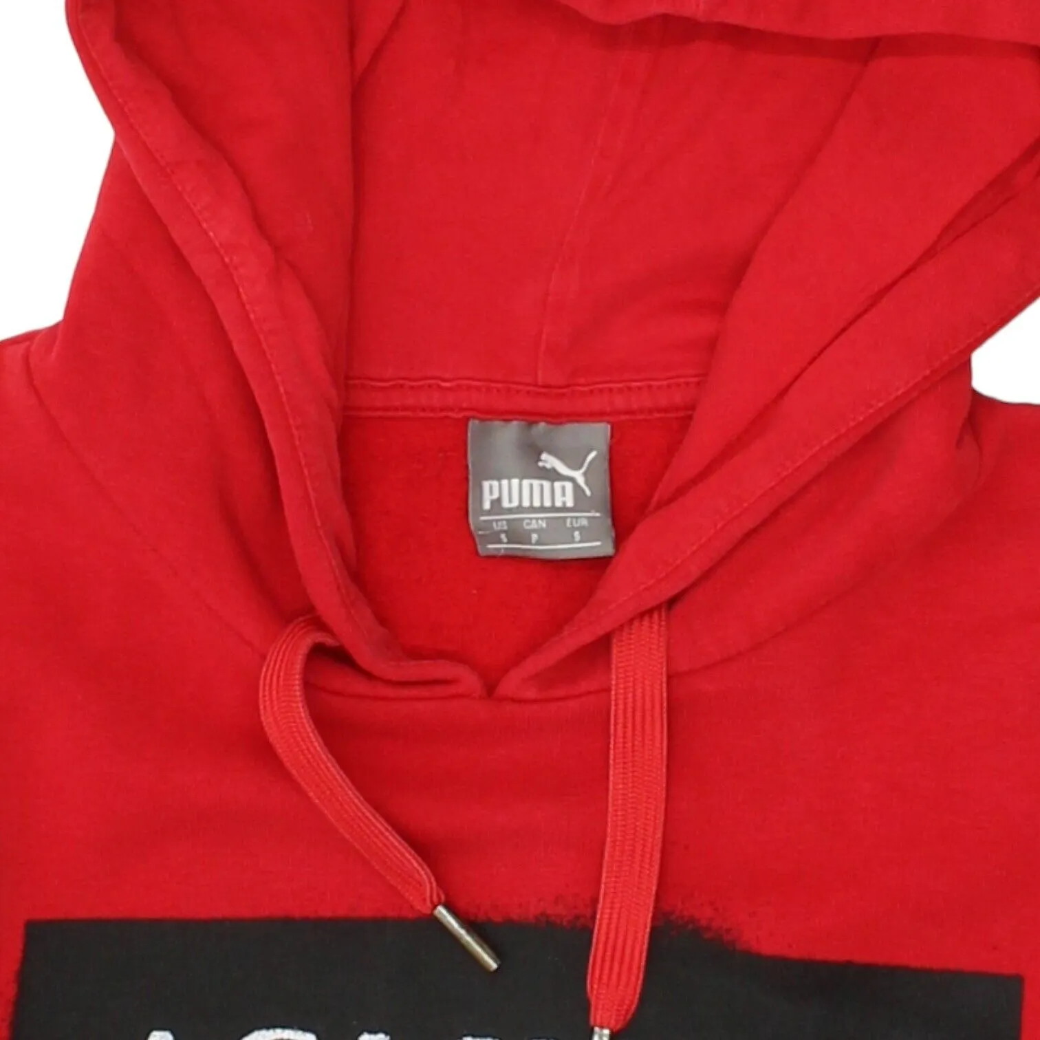 AC Milan Puma Mens Red Hoodie | Italian Football Hooded Sweatshirt Hoody Serie A