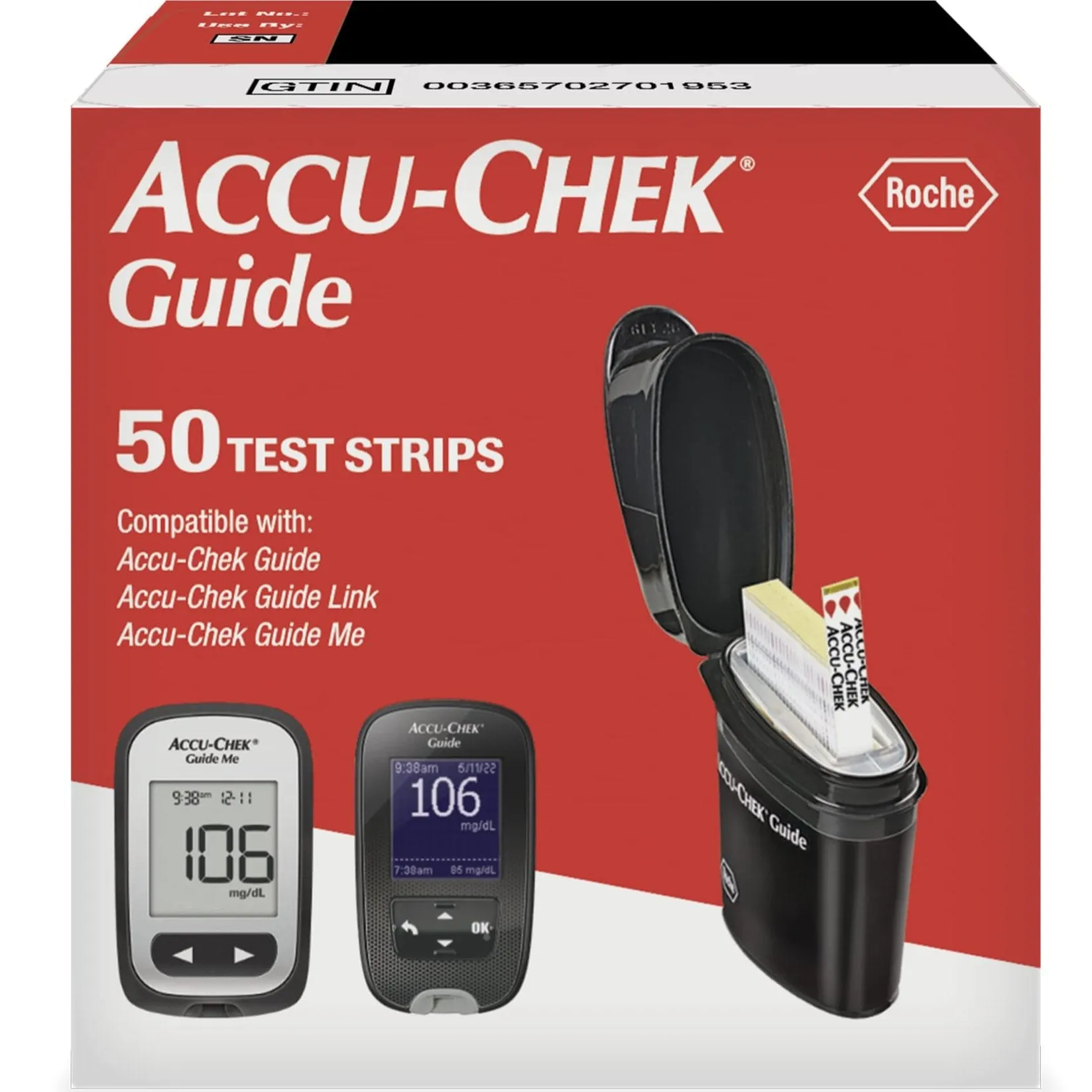 Accu-Chek Blood Glucose Guide Test Strips