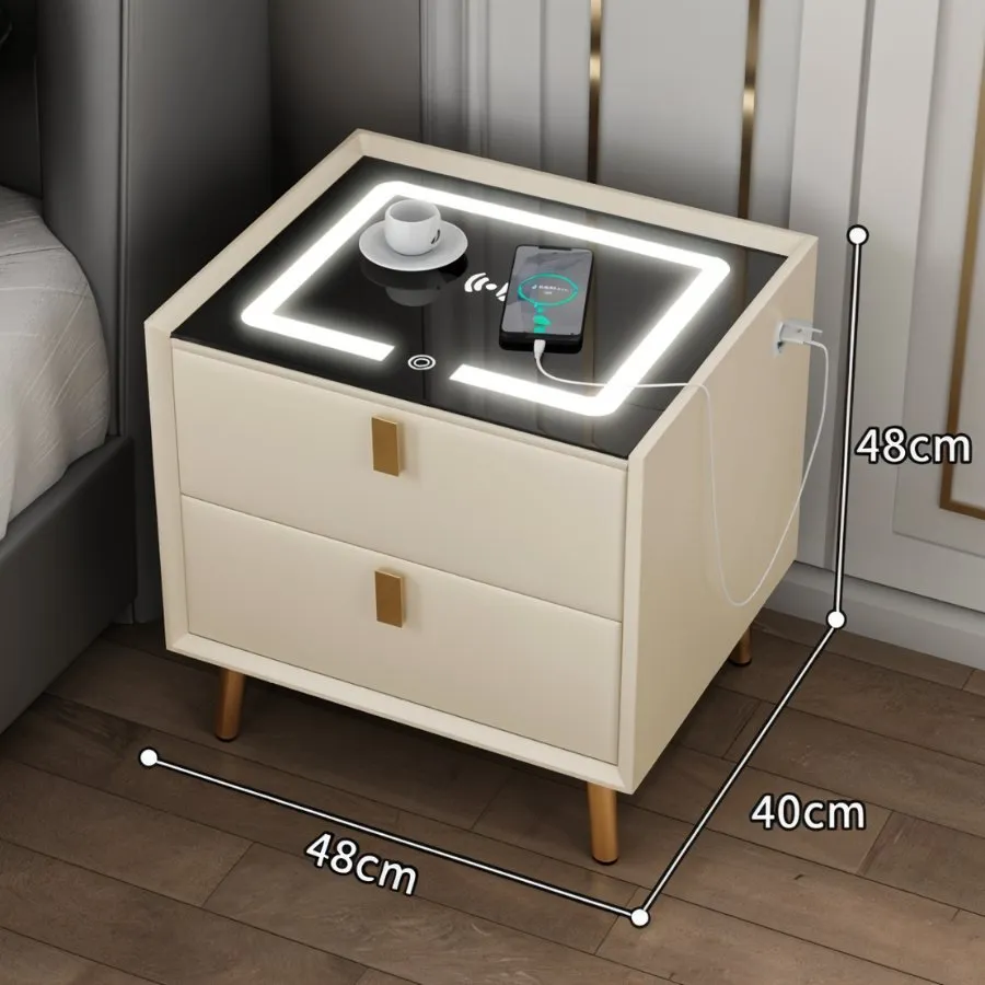 Adalea Side Table (Wireless Charging)