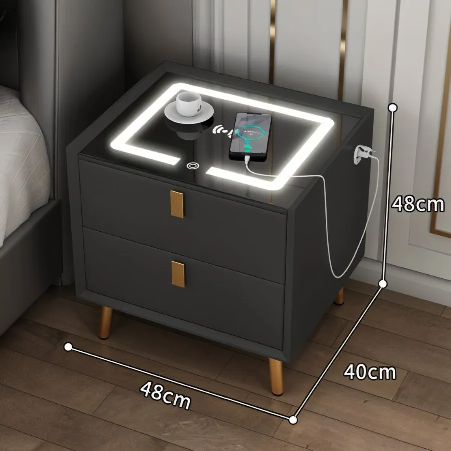 Adalea Side Table (Wireless Charging)