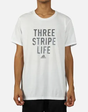 Adidas THREE STRIPE LIFE MESH INVERT TEE