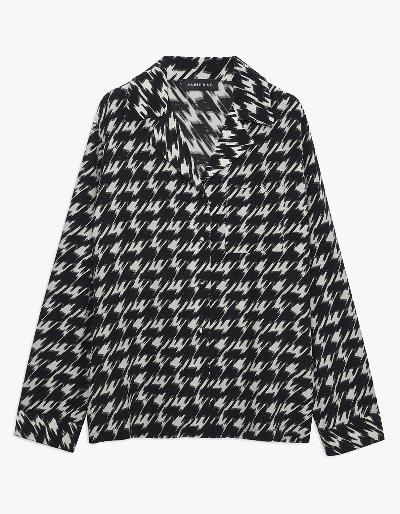 Aiden Shirt - Houndstooth Print