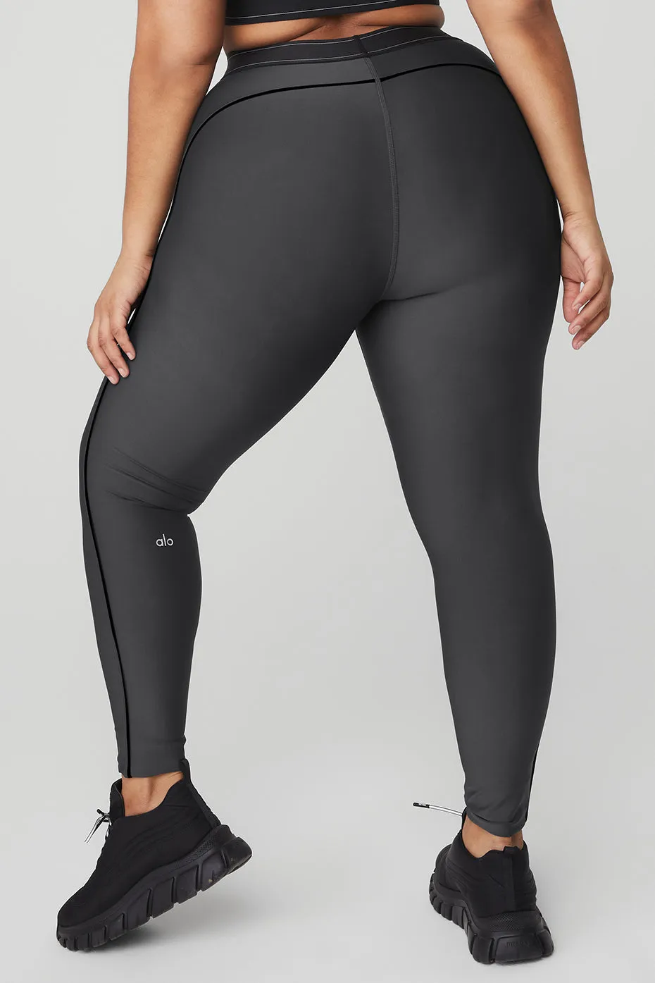 Airlift High-Waist Suit Up Legging - Anthracite/Black