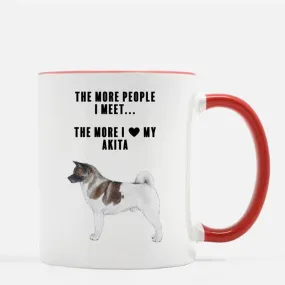 Akita Love Coffee Mug