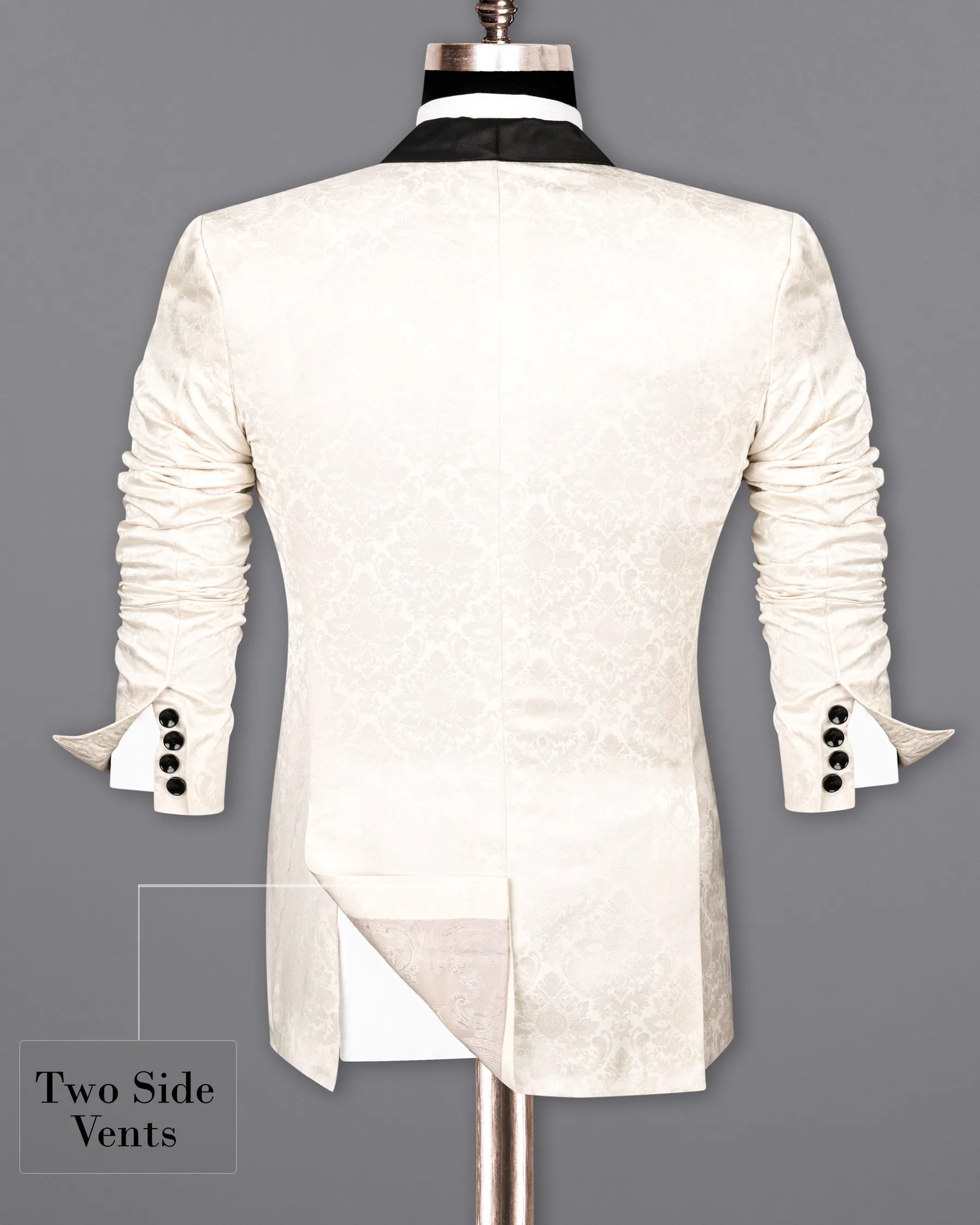 Alabaster Tuxedo Designer Blazer