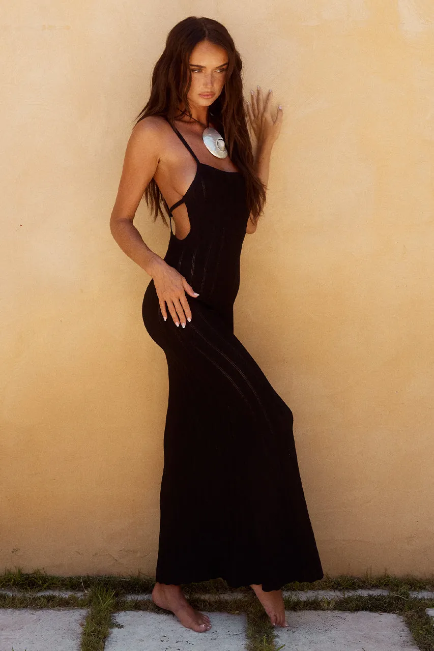 ALBIE MAXI DRESS - BLACK