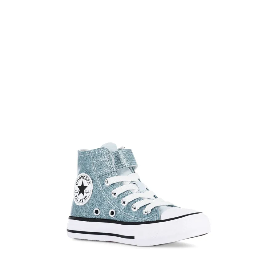 ALL STAR HI KIDS COATED GLITTER - WINTER SLAY/WHITE/BLACK