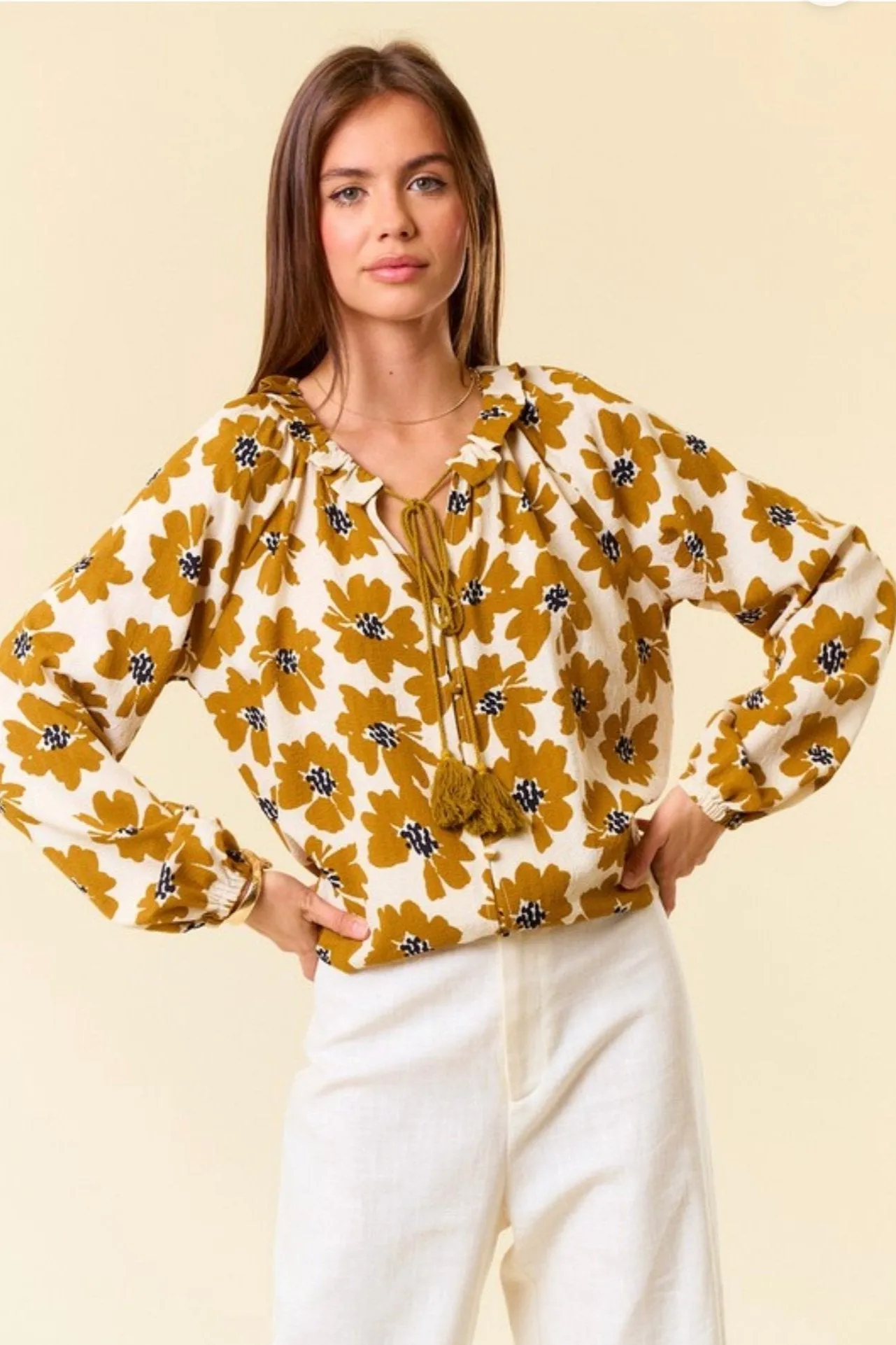 All The Right Reasons Floral Tops - 2 Colors!