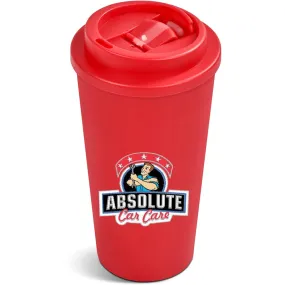 Altitude Friday Plastic Double-Wall Tumbler - 450ml - Red