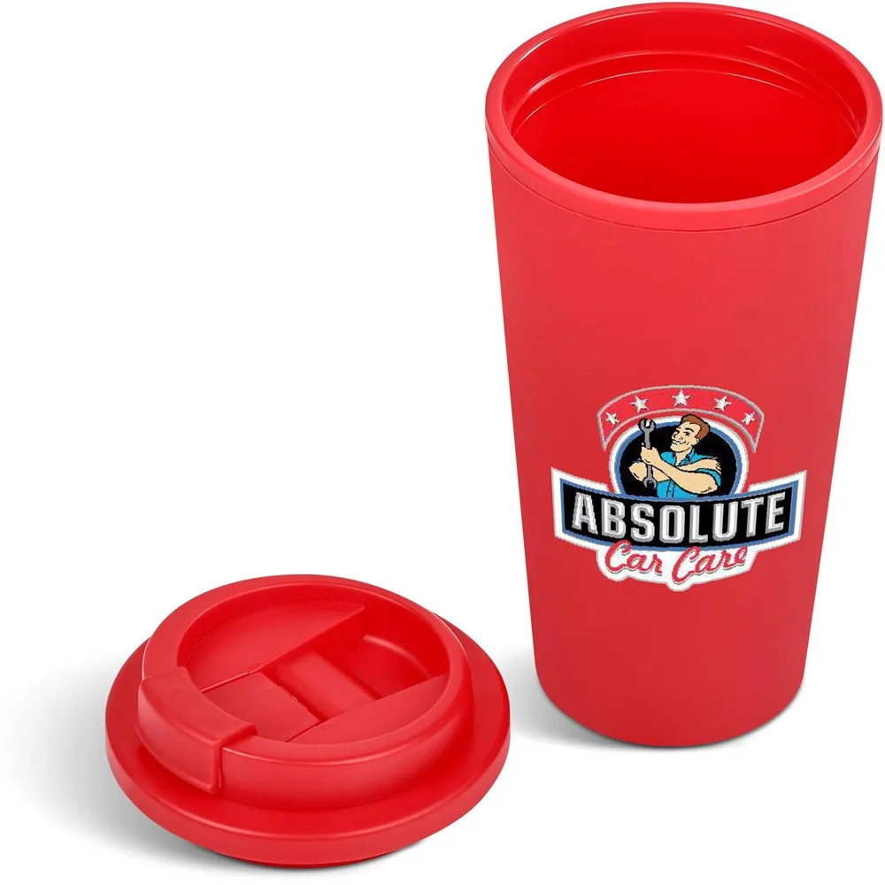 Altitude Friday Plastic Double-Wall Tumbler - 450ml - Red