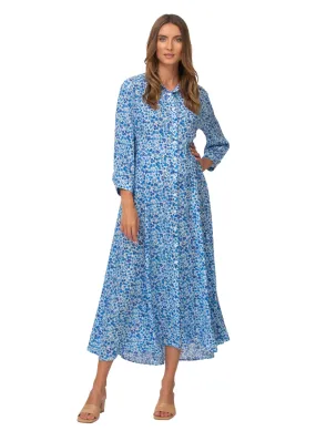 Amelie Maternity Dress  - Blue Meadow