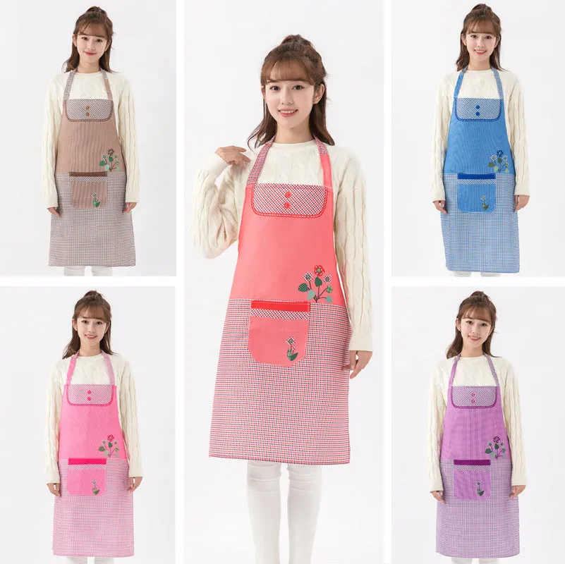 Apron manufacturer's customized logo printing