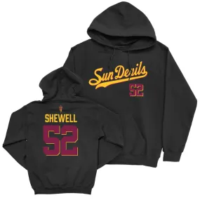 Arizona State Football Black Script Hoodie - Ian Shewell