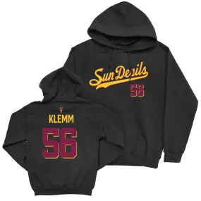 Arizona State Football Black Script Hoodie  - Jalen Klemm