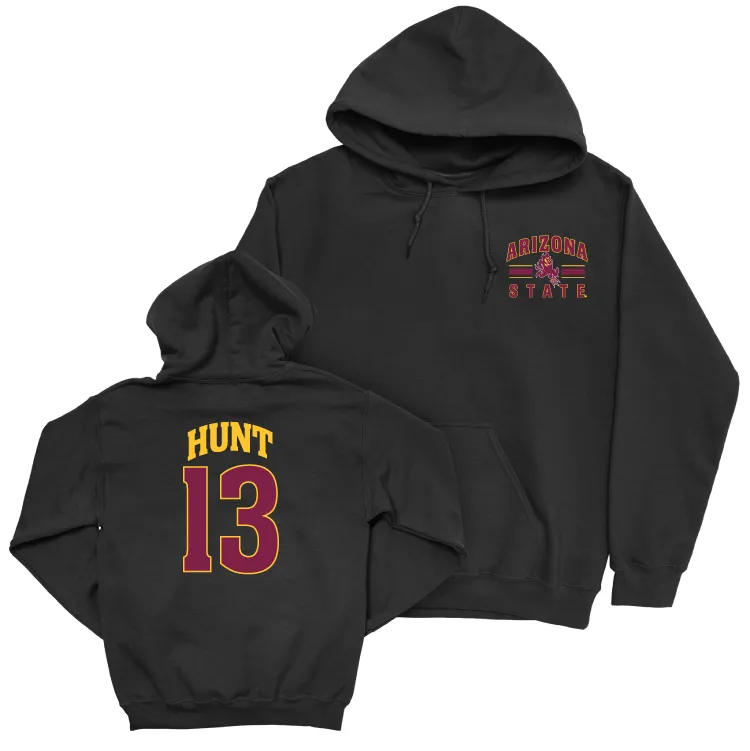 Arizona State Football Black Victory Hoodie - Christian Hunt