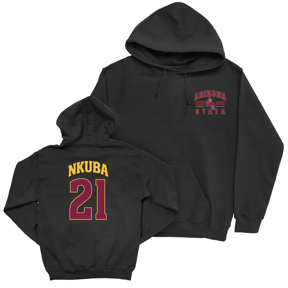 Arizona State Football Black Victory Hoodie  - Tony-Louis Nkuba