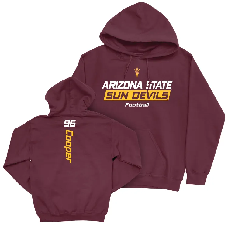 Arizona State Football Maroon Rush Hoodie - Anthonie Cooper