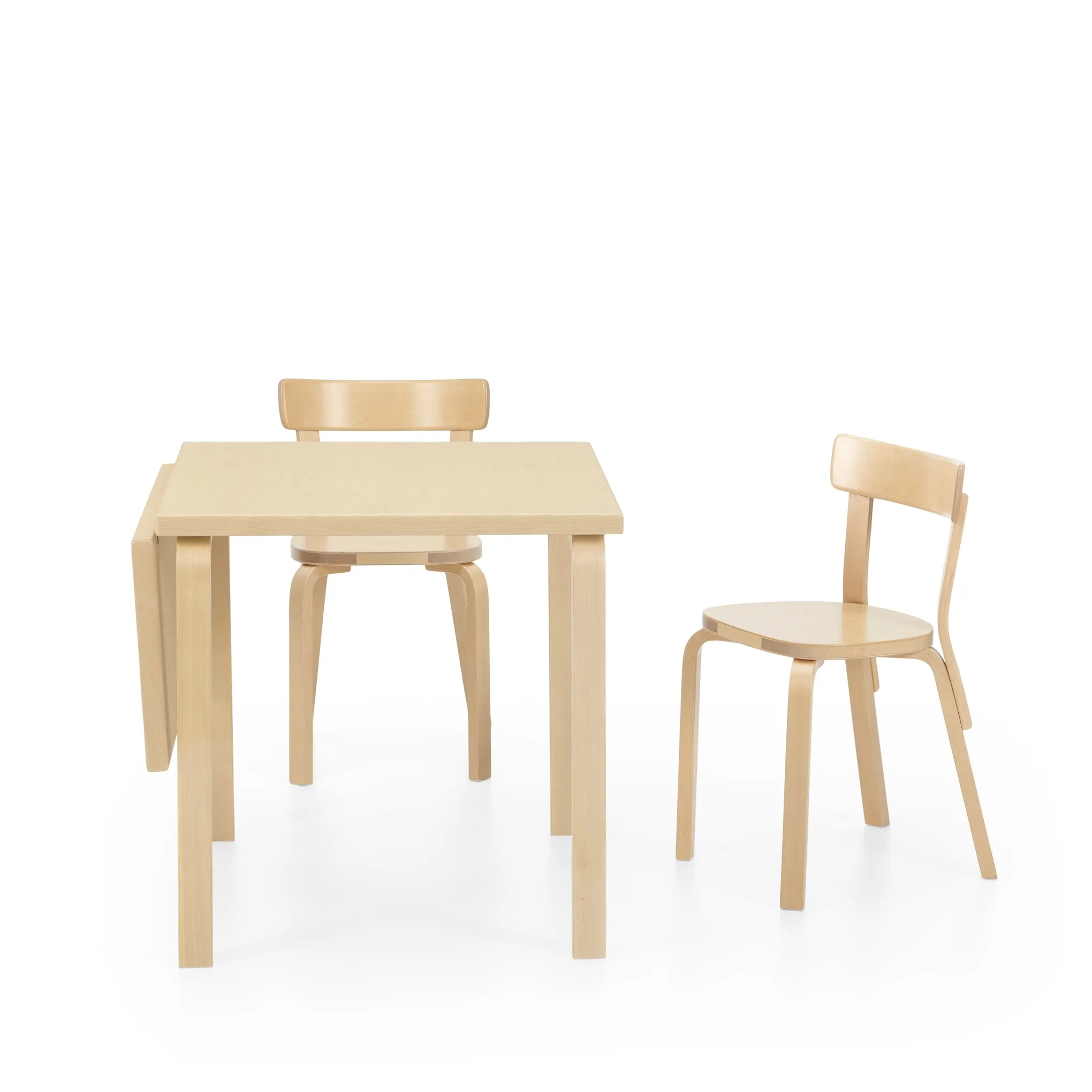 Artek Alvar Aalto Drop-Leaf Table - Birch