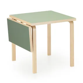 Artek Alvar Aalto Drop-Leaf Table - Pistachio/ Olive