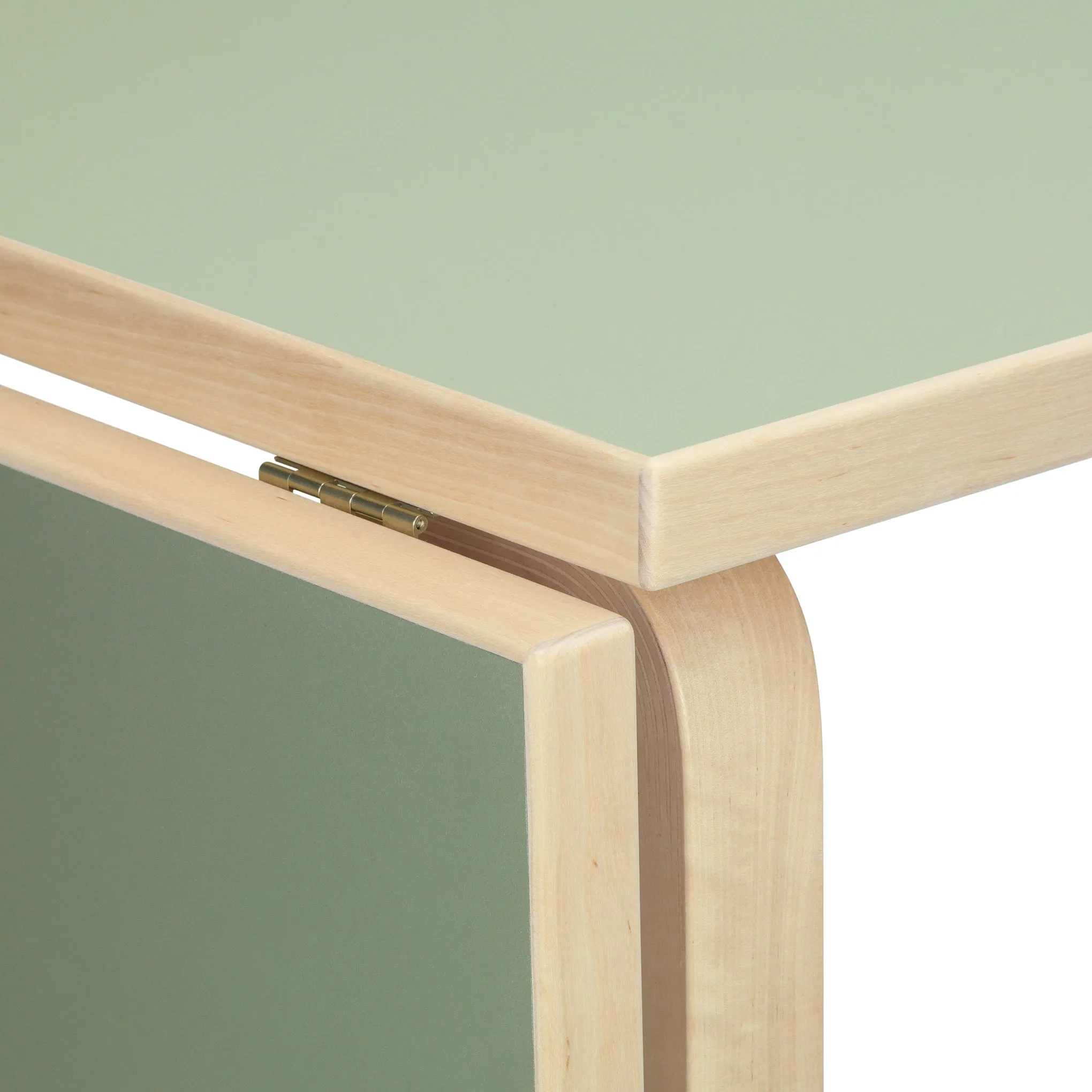 Artek Alvar Aalto Drop-Leaf Table - Pistachio/ Olive