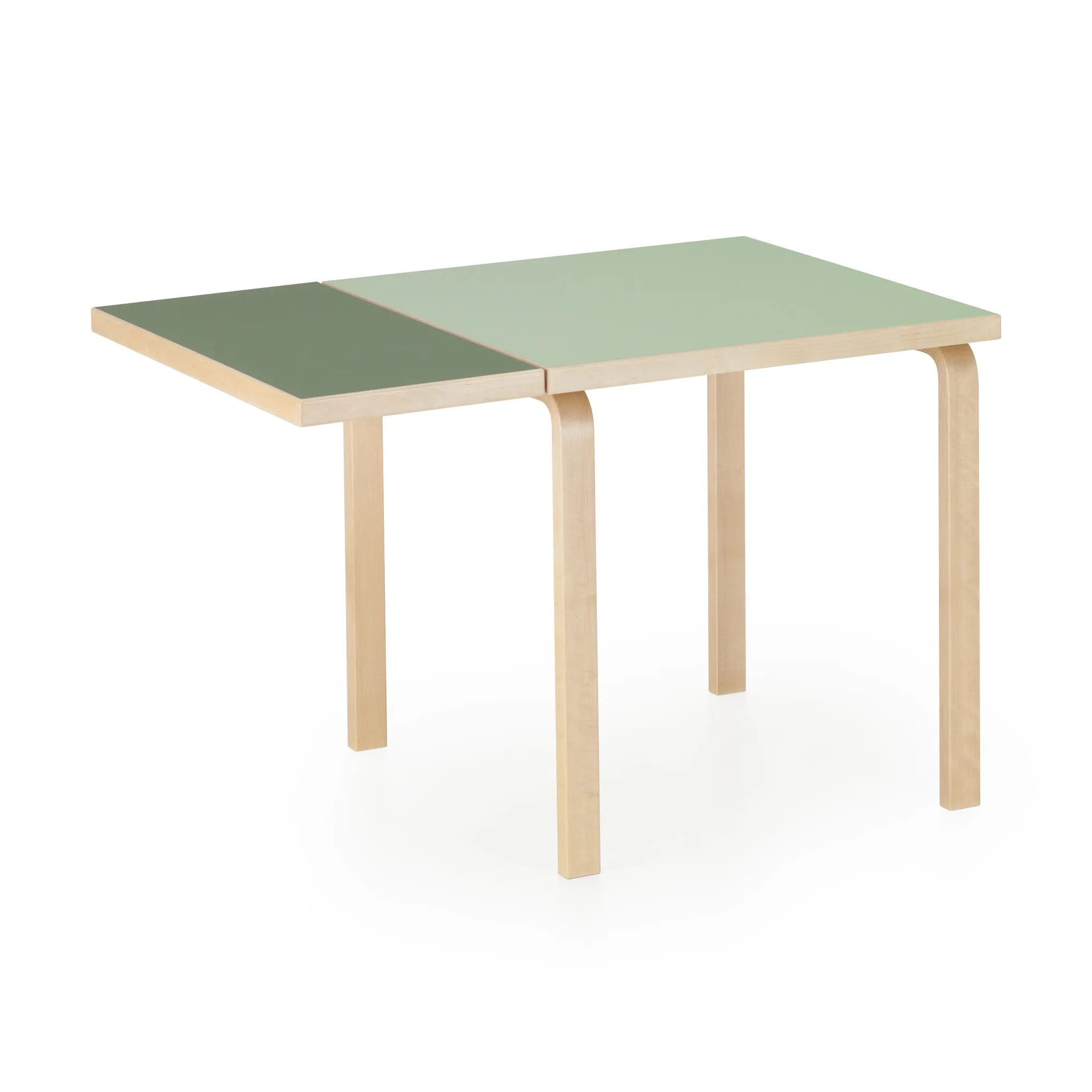 Artek Alvar Aalto Drop-Leaf Table - Pistachio/ Olive