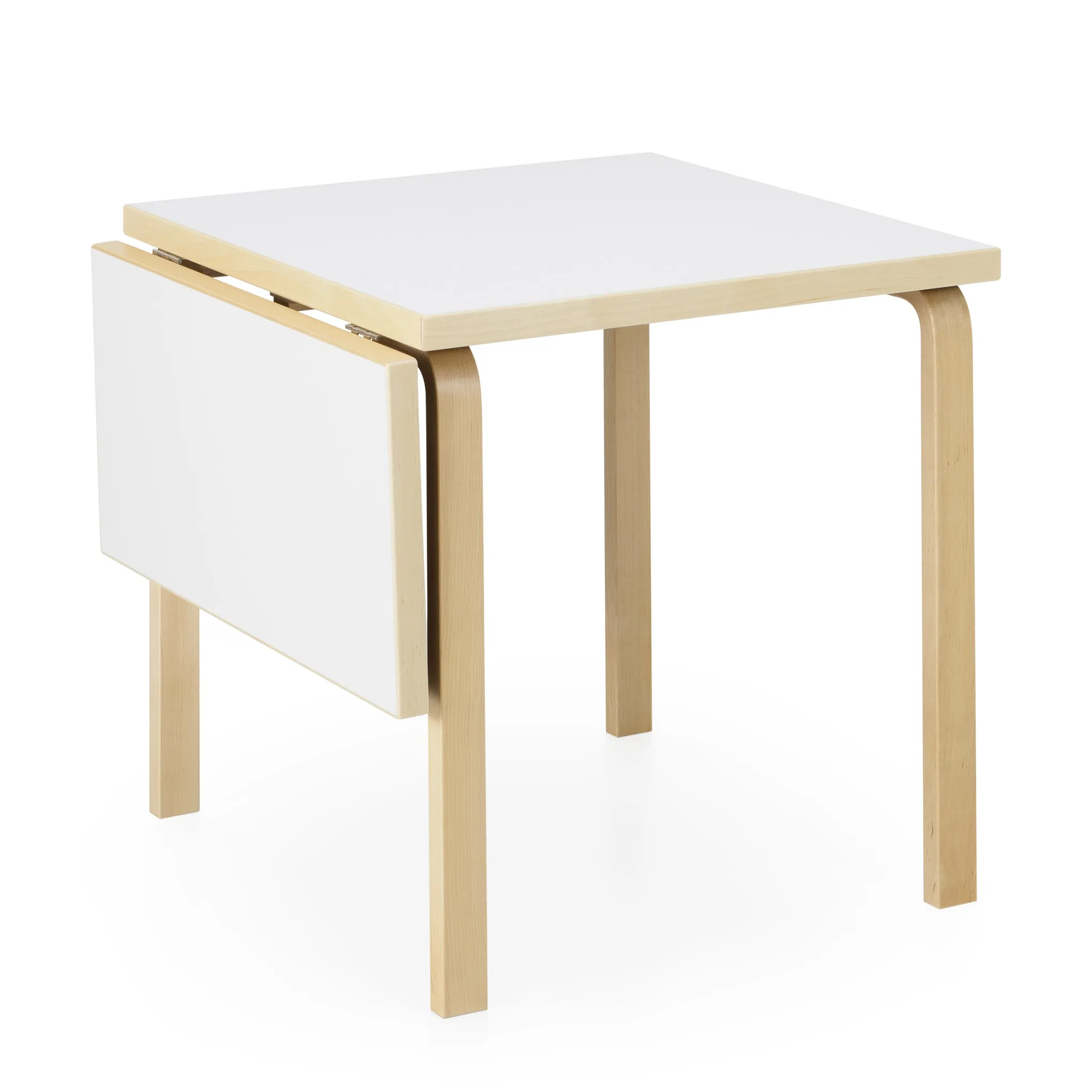 Artek Alvar Aalto Drop-Leaf Table - White HPL