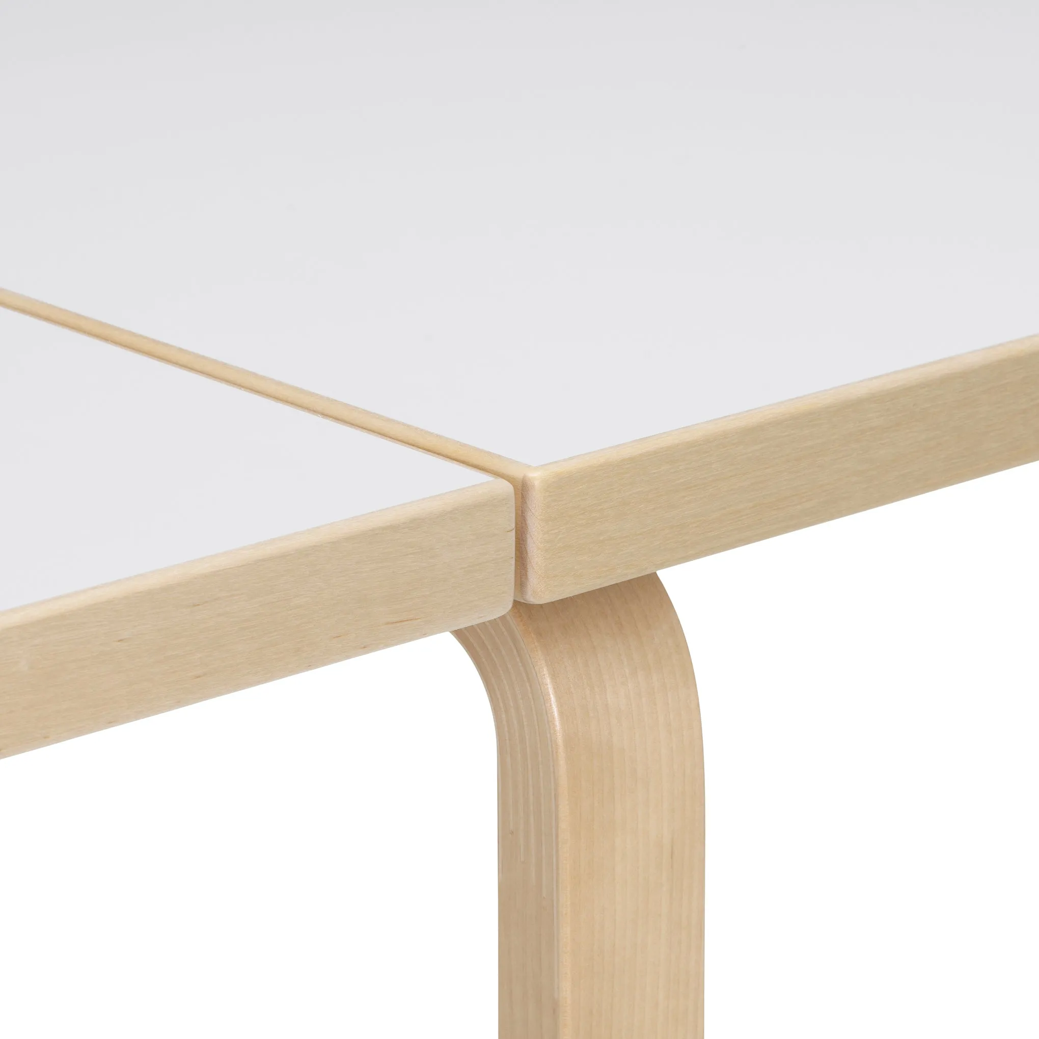 Artek Alvar Aalto Drop-Leaf Table - White HPL