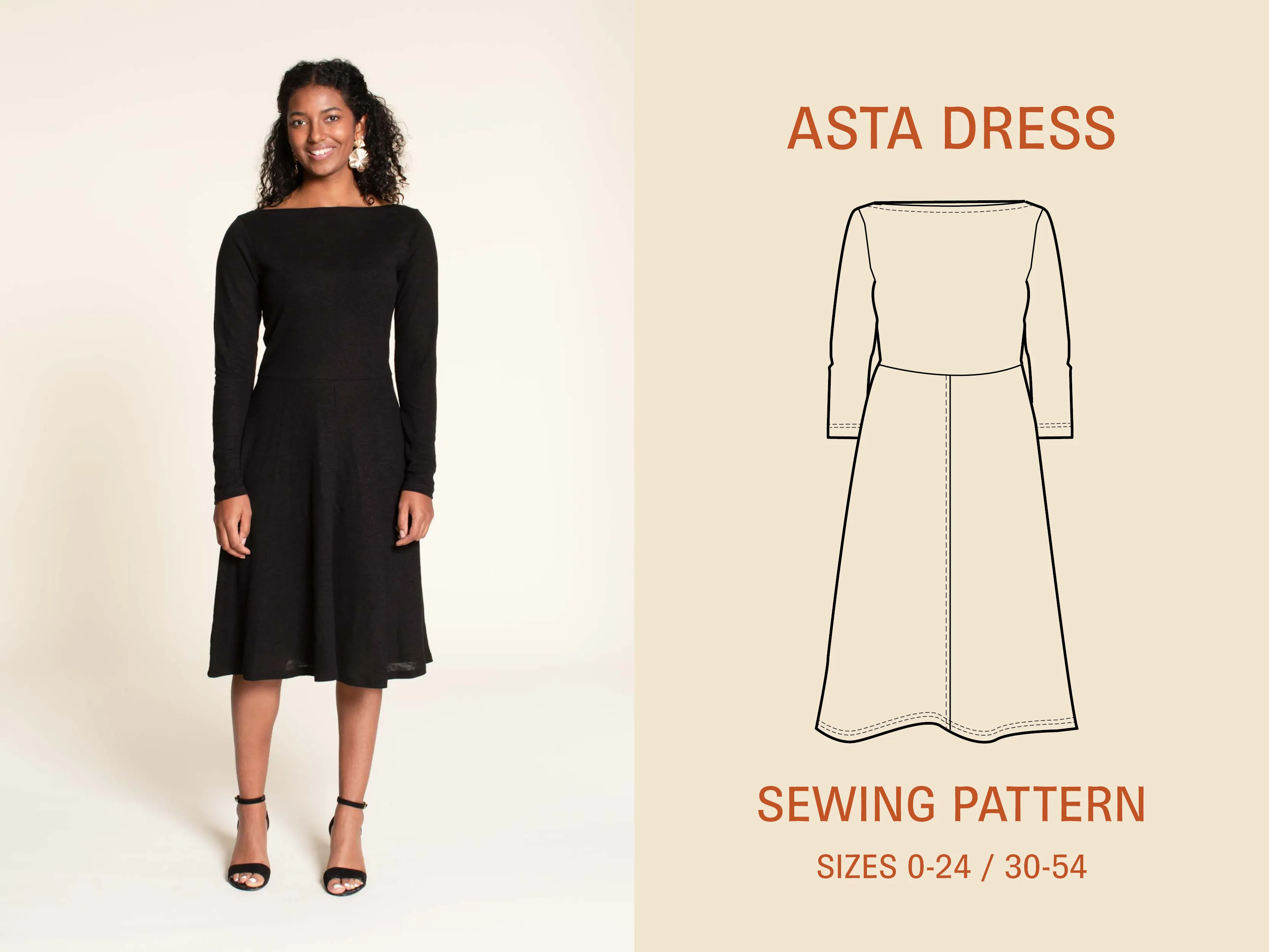 Asta Dress sewing pattern