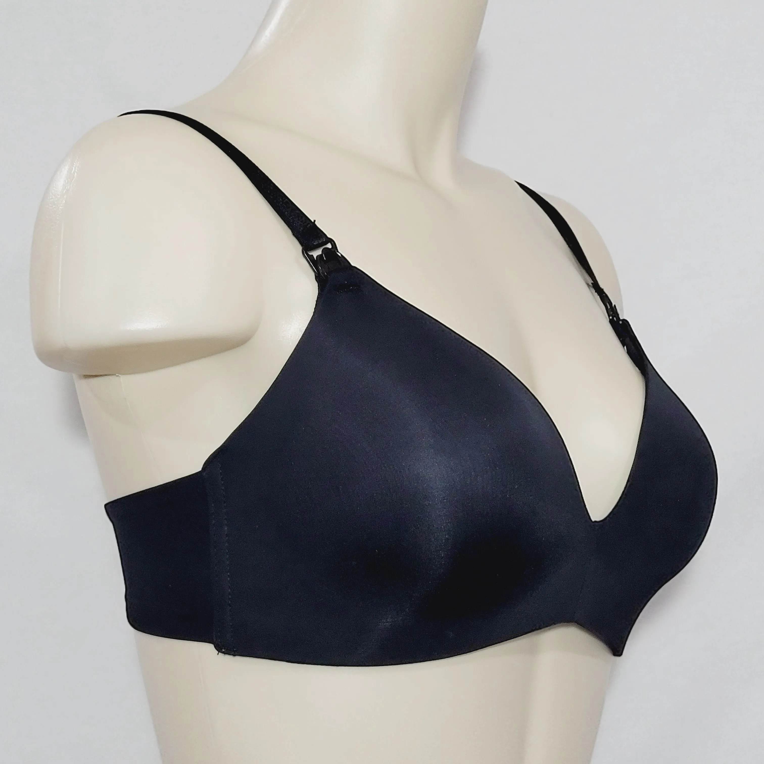 Auden Women's Nursing Wirefree Bra 34C Black NWT