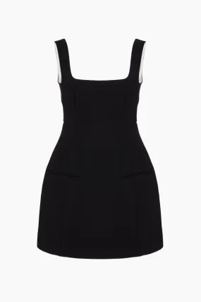 A.W.A.K.E Mode Mini Tailored Dress - Black