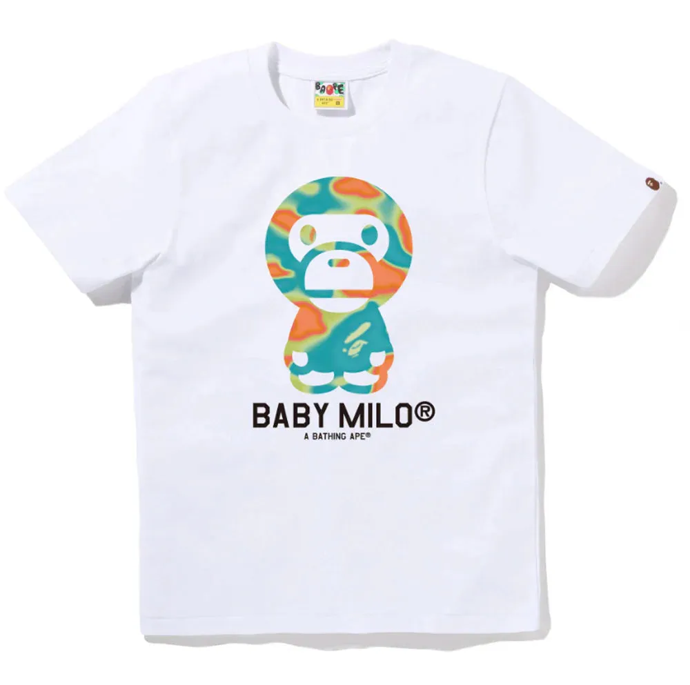 BAPE ABC Liquid Camo Big Baby Milo Tee