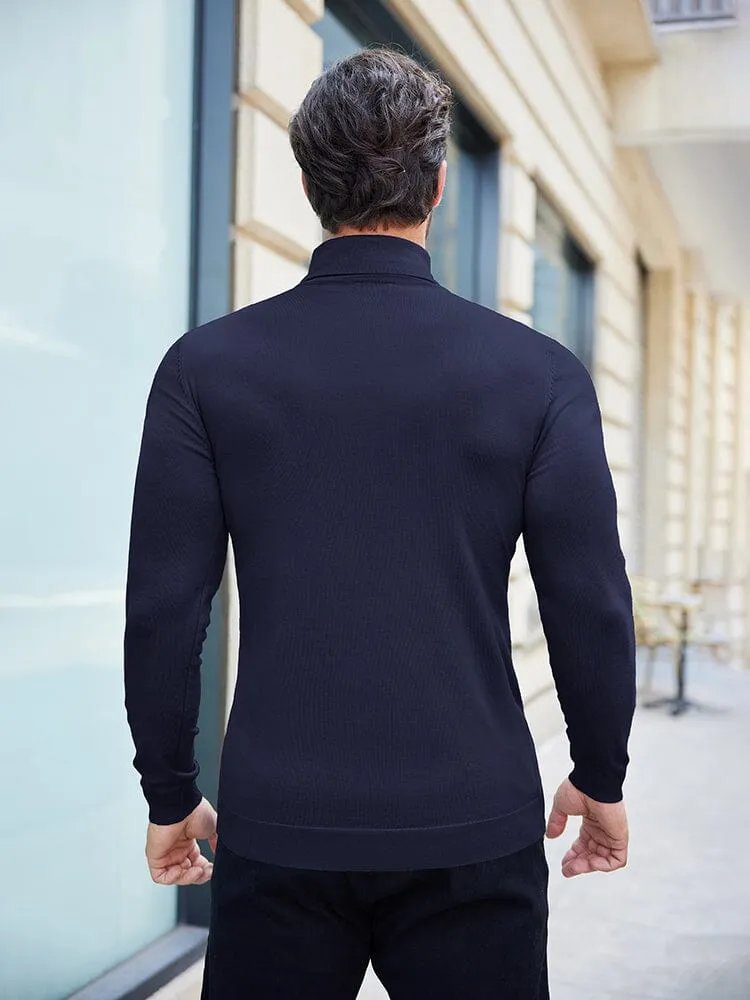 Basic Slim Fit Turtleneck Sweater (US Only)