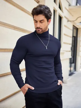 Basic Slim Fit Turtleneck Sweater (US Only)