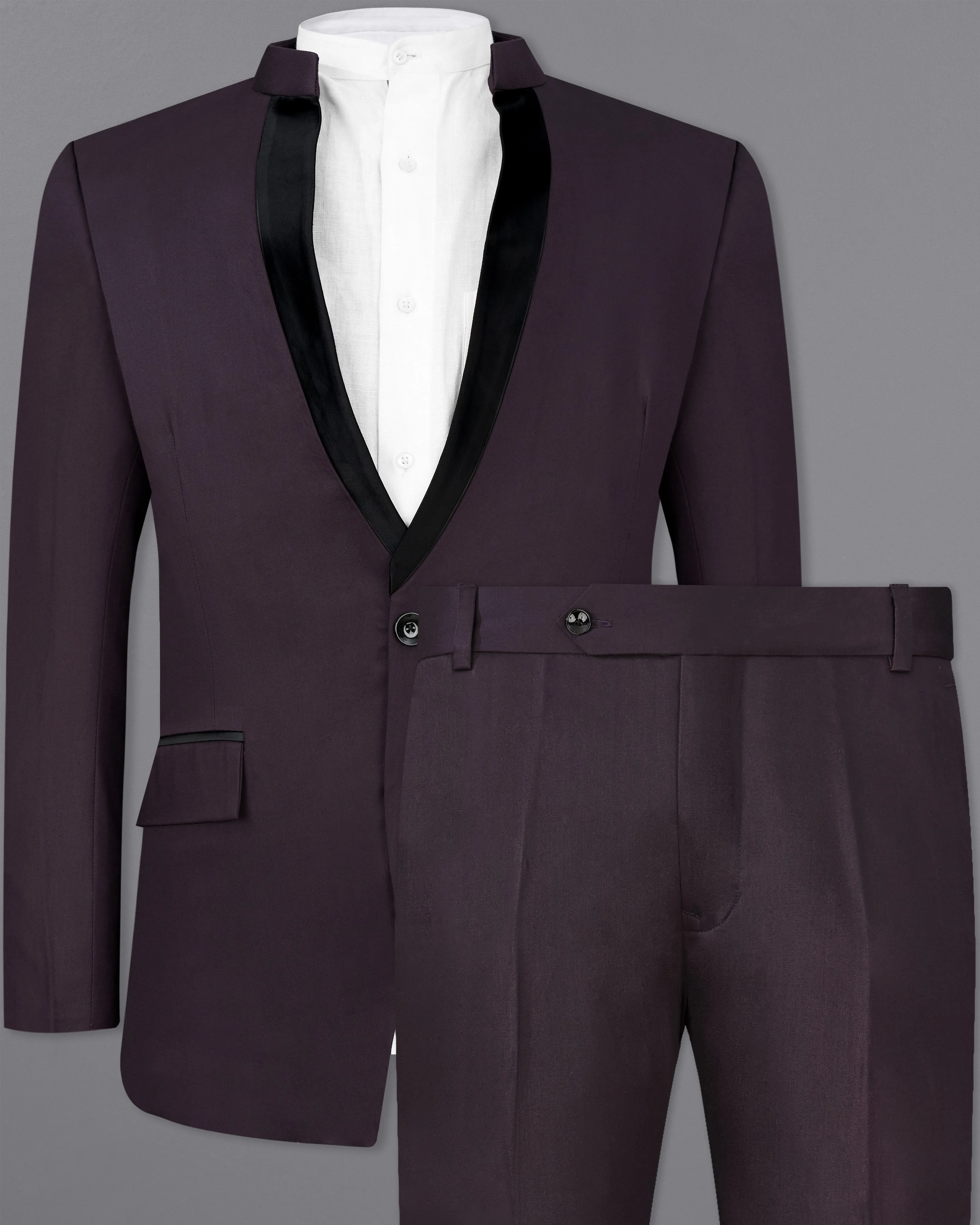 Bastille Maroon Designer Suit