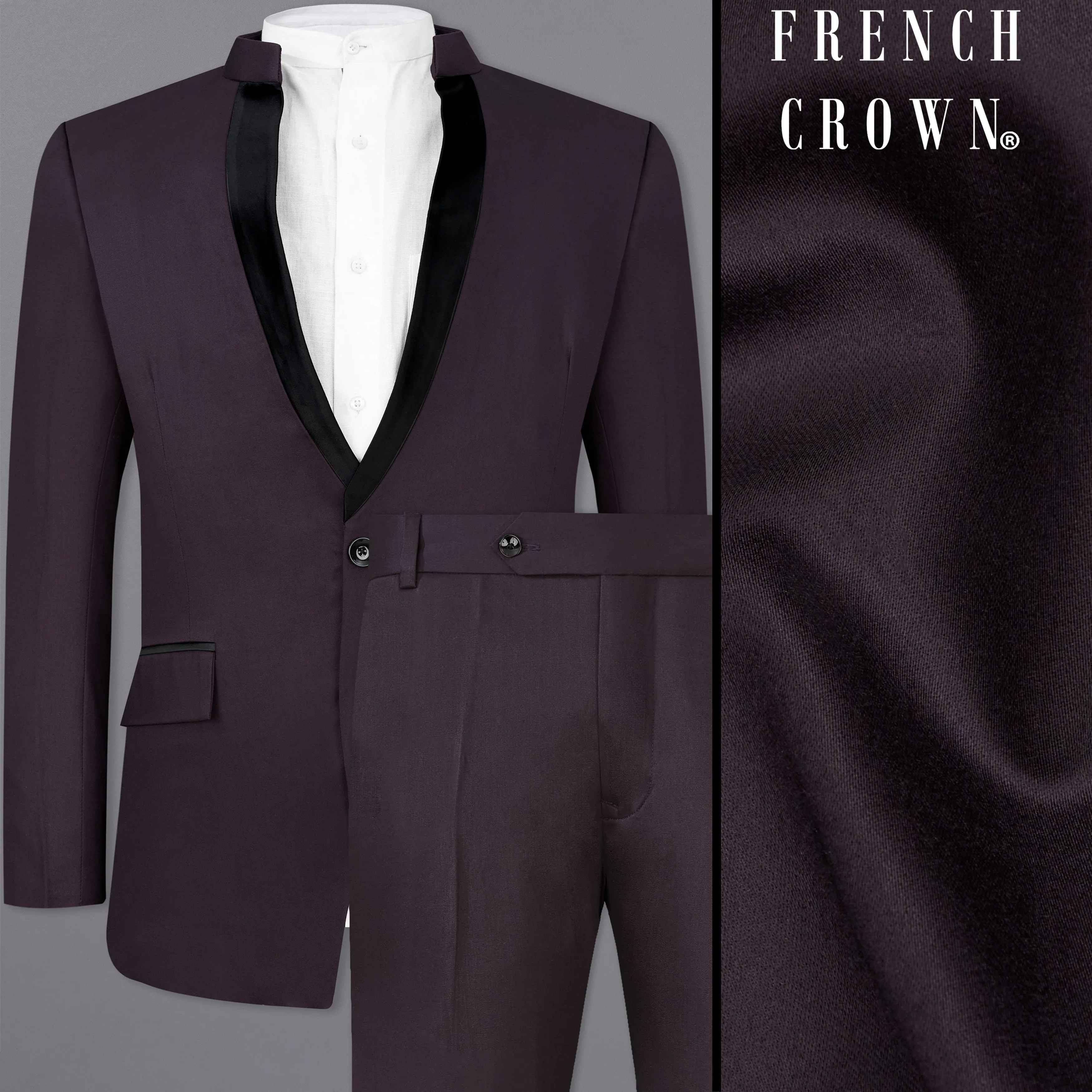 Bastille Maroon Designer Suit