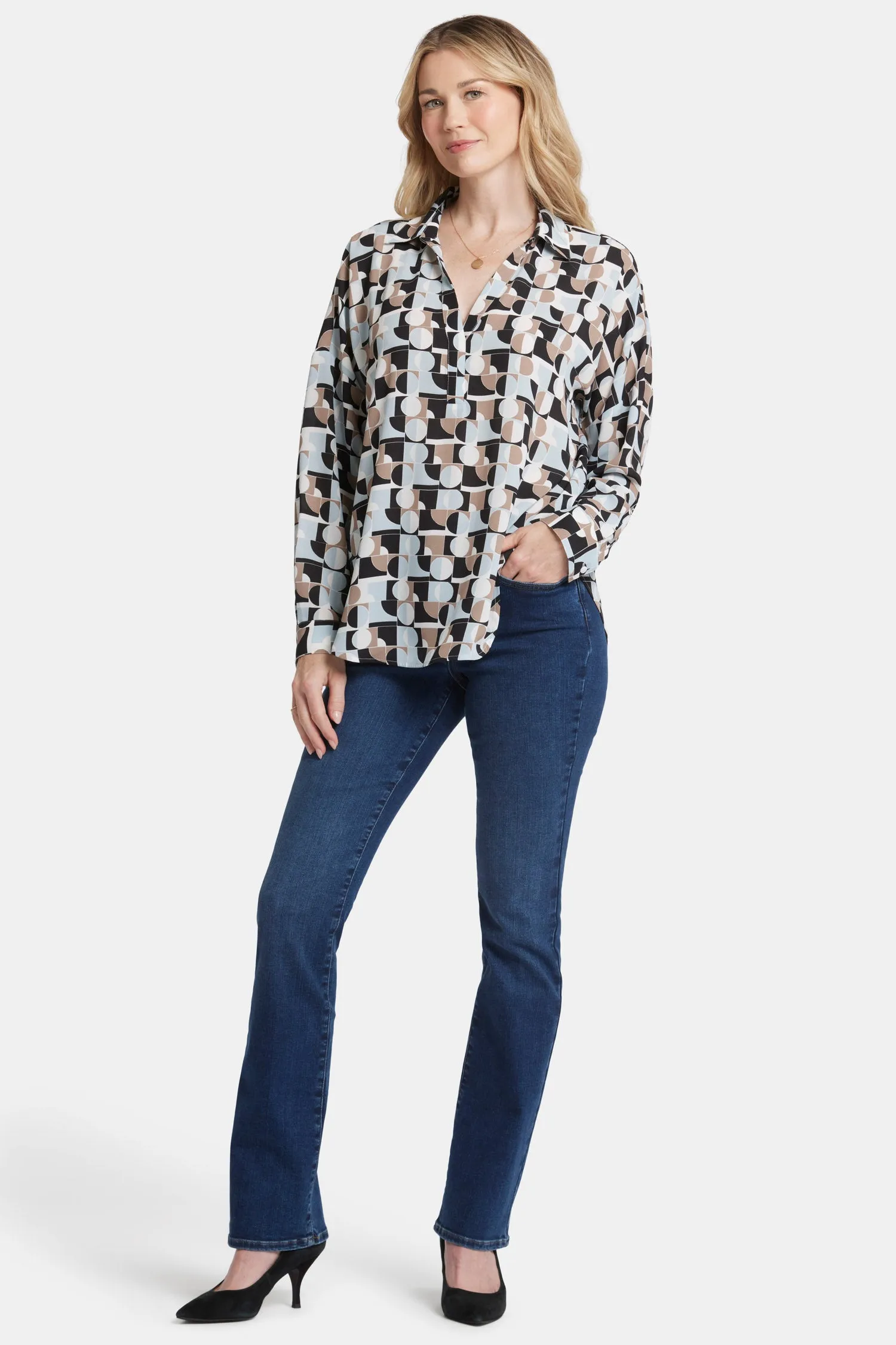 Becky Blouse - Light & Fog