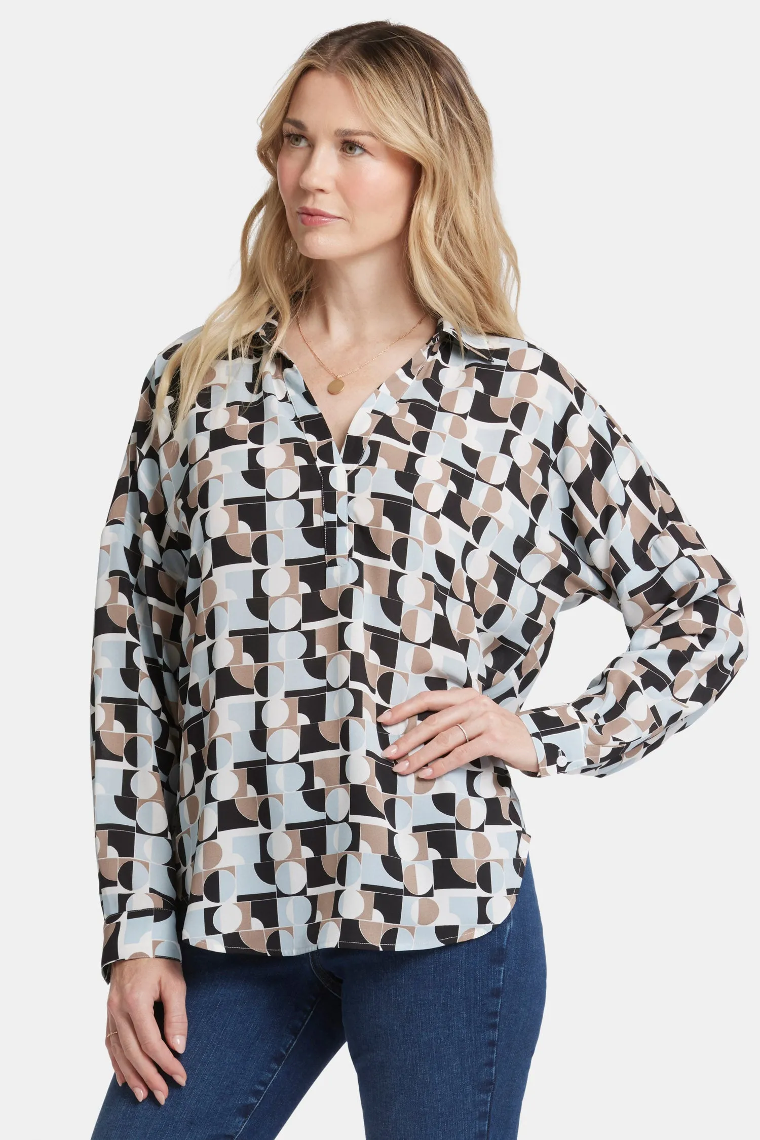 Becky Blouse - Light & Fog