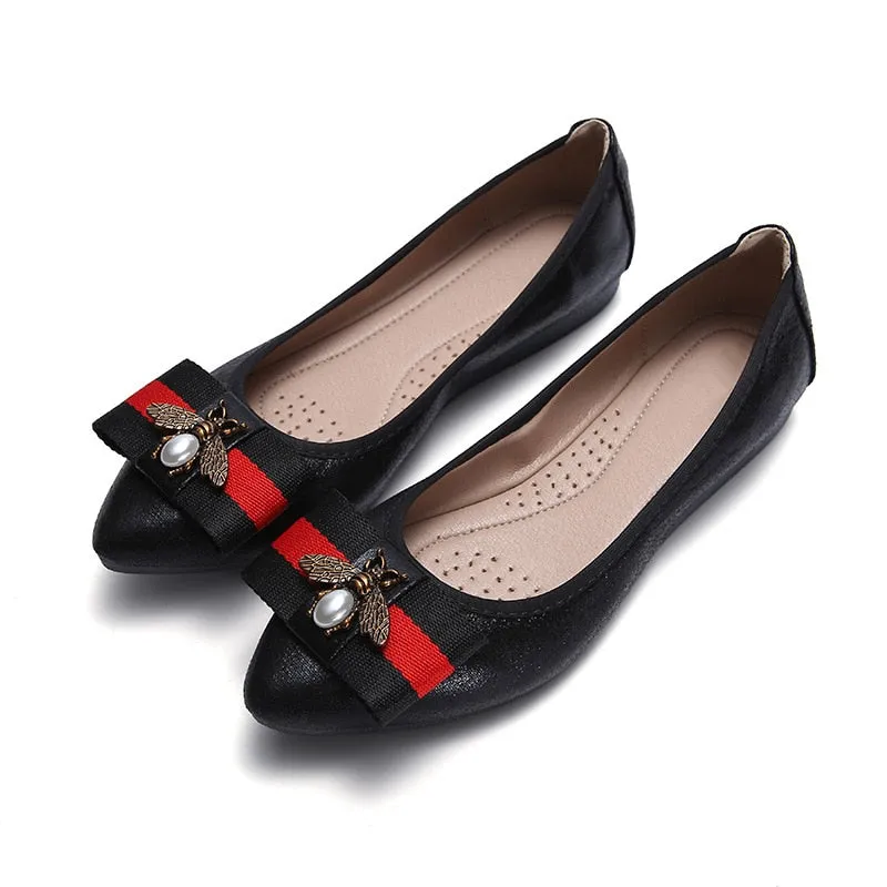 Bee's Queen Flat Shoes