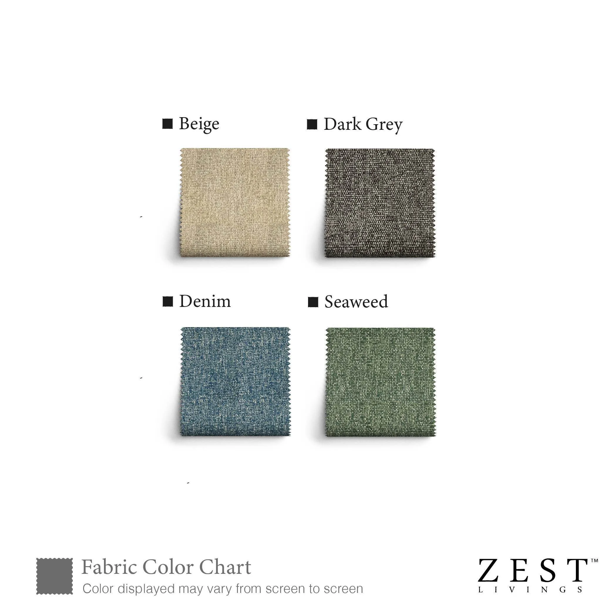 Benz 2 Seater Fabric Sofa by Zest Livings (Eco Clean | Water Repellent)