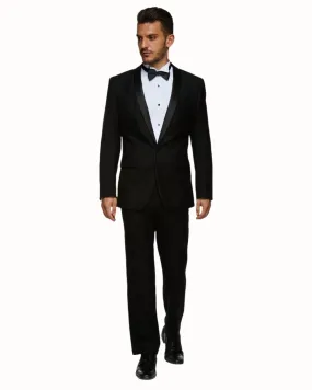 Big Mens Kelly Country PGH Pure Wool Black Dinner Suit Set