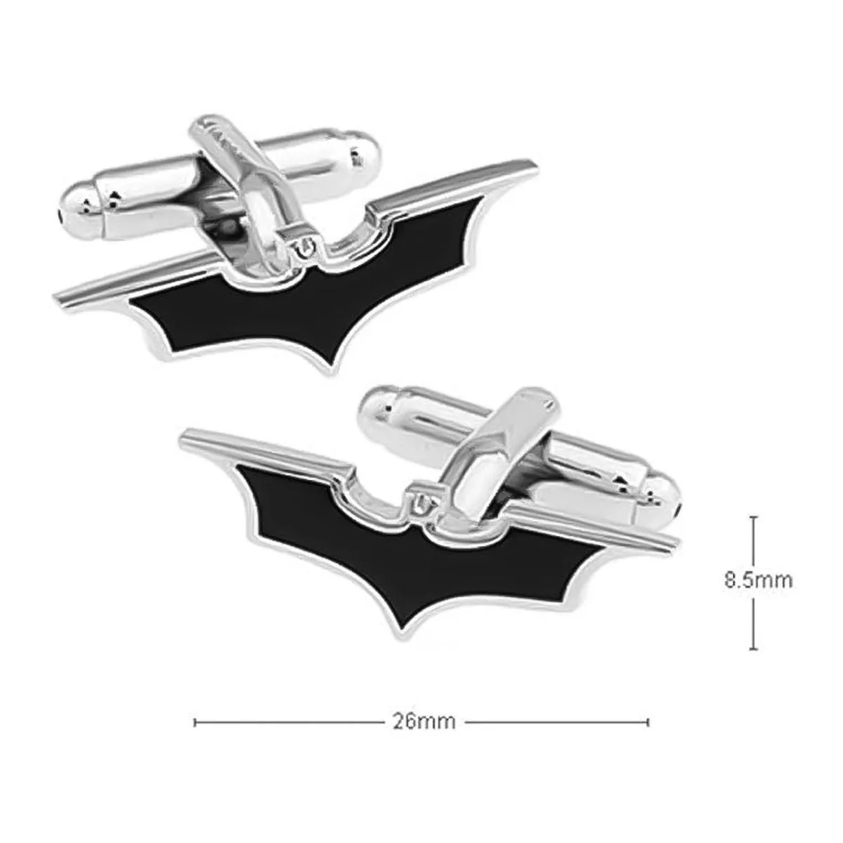 Black Batman Cufflinks In Box